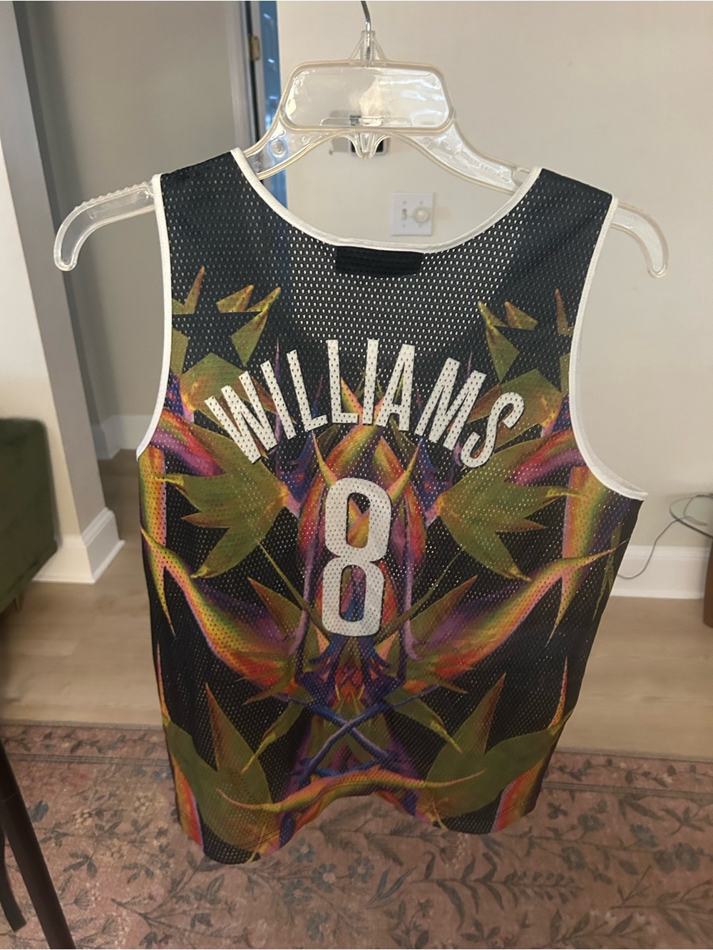 Deron Williams #8 Multicolor Mesh Sports Jersey - Givenchy